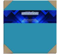 Lot de 25 feuilles de papier cartonn bleu aqua brillant de 65 lb, format couverture d'album de scrapbooking de 30,5 x 30,5 cm (65 lb/livre), pap