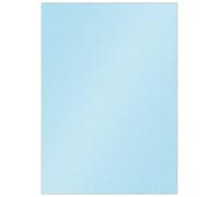 Lot de 25 feuilles de papier coloré textura Pearl 1 - Bleu ciel - 220 g/m² - Format A4 - Papier coloré pour travaux manuels - Convient pour les imprimantes à jet d'encre et laser.