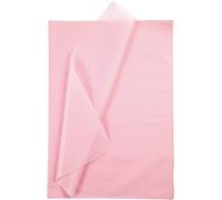 Lot de 25 feuilles de papier en soie de 50 x 70 cm, 14 cm, couleur rose