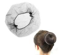 Lot de 25 filets à cheveux invisibles - 50 cm - Noir