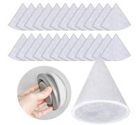 Lot de 25 filtres coniques DN 125, G4, filtre de rechange, pour système de ventilation Zehnder, Maico, Pluggit, Helios Disc Valves, filtre de rechange pour système de ventilation d'un diamètre de 125