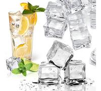 Lot de 25 glaçons carrés écrasés en acrylique pour remplissage de vases, décoration de table, cadeaux de fête, décoration de mariage, accessoires de photographie, présentoir alimentaire, loisirs