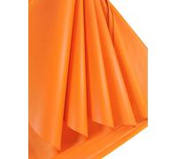 Lot De 25 Grandes Feuilles De Papier De Soie Orange Sans Acide,Parfait Pour L'emballage Cadeau,Le Stockage,L'emballage,Les Loisirs Créatifs,L'archivage,Le Déchiquetage,70 X 50 Cm