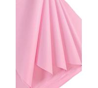 Lot de 25 grandes feuilles de papier de soie rose sans acide - Idéal pour emballage cadeau, rangement, emballage, art et artisanat - 70 x 50 cm