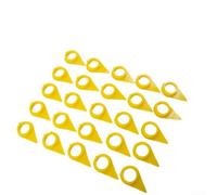 Lot de 25 indicateurs d'écrous de roue en polyuréthane de 19 mm pour camions, remorques, voitures et caravanes, aide à prévenir les accidents causés par les écrous en vrac