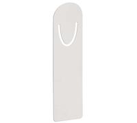 (LOT DE 25) Marque-pages UNISUB blanc brillant - Dim. 31,7x127x0,76mm