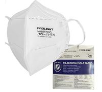 Lot de 25 masques respiratoires anti-poussière testés Masques anti-poussière Masque respiratoire Masque buccal - Masques CRDLIGHT