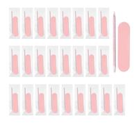 Lot de 25 mini limes à ongles et bâtons pour ongles à presser, emballage individuel pour professionnels de salon, amateurs de manucure