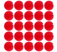 Lot de 25 nez de clown rouge, Ø 5 cm, en mousse, nez de clown en mousse, nez de cirque, costume de nez de clown, nez éponge, faux nez pour enfants, maquillage pour enfants, fêtes, carnaval, cirque,