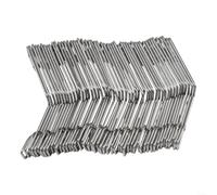 Lot de 25 ou 50 clips en acier inoxydable pour panneaux de clôture. Dites adieu aux cliquetis et profitez de votre jardin (50 pièces)