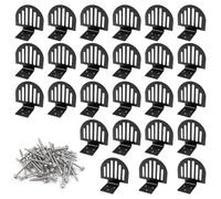 Lot de 25 pare-neige pour toit en métal | Coupe-neige à coutures verticales | & Bouchon avec rondelles d'étanchéité et vis | Empêche les avalanches et les barrages de glace