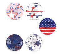 Lot de 25 patchs adhésifs pour Libre 2/3, étanches, pour capteur CGM Star Independence Day, moniteur de glycémie, patch adhésif drapeau américain, compatible avec Freestyle Libre (5 styles)