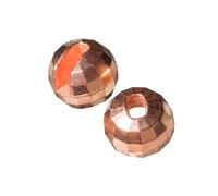 Lot de 25 perles à facettes en tungstène 7 couleurs pour attacher des | Les perles de tungstène ajoutent du poids et du flash aux mouches. Parfait pour les nymphes, les serpentins et les motifs