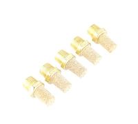 Lot de 25 pièces / kit G1/8 filetage extérieur Filtre d'échappement pneumatique Silencieux pour nettoyer l'air évacué et réduire le bruit, silencieux