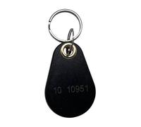 Lot de 25 porte-clés de proximité 26 bits Noir Tear Drop Weigand Prox Compatible avec les lecteurs de format ISOProx 1386 1326 H10301 Fonctionne avec la plupart des systèmes de contrôle d'accès