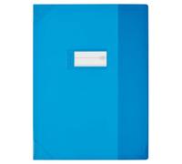 Lot de 25 Protège-cahier Strong Line 24x32, en PVC 15/100e, coloris bleu translucide