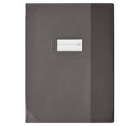 Elba Protège-Cahier Pvc 150 Strong Line 24x32 Cm Translucide Noir
