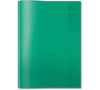 Lot de 25 Protège-cahier structuré 21x29,7, en PP transparent, vert