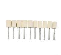 Lot de 25 roues de polissage en feutre de laine pour outils rotatifs, pour polir le bois, le verre, le métal et les bijoux avec finition améliorée