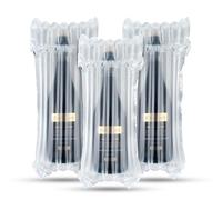 Lot de 25 sacs à bulles pour bouteille de vin - Réutilisables - Gonflables - Colonne d'air - Pour emballer et transporter en toute sécurité des bouteilles en verre dans un avion