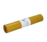 Lot de 25 sacs poubelle recyclables LDPE/LLDPE 120 L Jaune