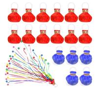 Lot de 25 serpentins à confettis pour ballons avec languettes, boutons-pression sans désordre pour les fêtes, les couleurs vives, les mariages, les anniversaires, etc