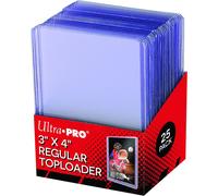 Lot de 25 Sleeves Ultra Pro TopLoader Regular Format 4"x3" (Transparent)