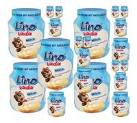Lot de 25 spreads avec Pufai Grocery, lino Lada lait et crème de noisette, spreads de chocolat à tartiner au chocolat, 350 g