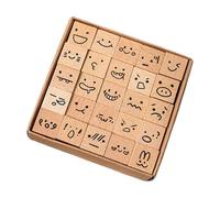 Lot de 25 tampons de scrapbooking en bois sur le thème des fleurs et des papillons pour scrapbooking, fabrication de cartes, journal, album photo, planificateur, tampons en caoutchouc