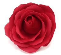 Lot de 25 têtes de rose en savon 7 x 7,5 cm ~ Déposer dans le bain et dissoudre dans le savon (rouge)