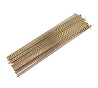 Lot de 25 tiges de brasage en laiton de 3 0 mm de diamètre pour soudure à l'oxyacétylène compatibles avec alliage de cuivre, acier au carbone et alliage d'acier