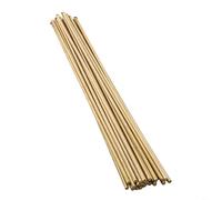 Lot de 25 tiges de brasage en laiton pour diverses tâches de soudure y compris alliage de cuivre et acier au carbone