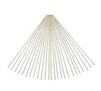 Lot de 25 tiges de brasage en laiton pour soudage au gaz avec oxyacétylène, convient pour alliage de cuivre, acier au carbone et acier allié (1,6 mm)