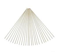 Lot de 25 tiges de brasage en laiton pour soudage au gaz oxyacétylène, 1,6 mm/2,0 mm/3 mm de diamètre, 25 cm de long, compatibles avec alliage de cuivre, acier au carbone, A (2 mm)