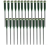 Lot de 25 tubes d'eau florale avec couvercles pour tiges de fleurs fraîches utilisés pour la planification florale de mariage et d'événements (30 cm)