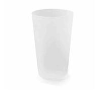 Lot de 25 Verres Gobelets PINTE 60 cl (50 utile), Réutilisable et Recyclable en Polypropylène sans BPA - Translucide - D-Work