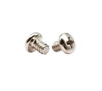 Lot de 25 vis à tête plate et fine 6#-32 * 5/6/8mm for boîtier de PC, disque dur, alimentation, bloc d'alimentation, réparation d'ordinateur F(Silver,6-32x6mm)