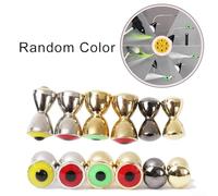 Lot de 25 yeux d'haltères en laiton pour attacher des mouches avec des perles époxy pour ajouter du poids et de l'action aux modèles de pêche (4,8 mm)