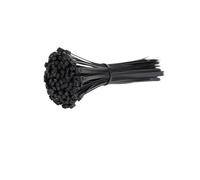 Lot de 250/500 attaches zippées en nylon noir, 5 x 200 mm, 300, anneaux fixation autobloquants, idéales for l'organisation des câbles à domicile(3.6x350mm)