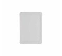 Lot de 250 assiettes rectangulaires en carton biodégradable 13 x 20 cm