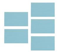 Lot de 250 cartes d'apprentissage colorées pour l'écriture - 7,6 x 12,7 cm - Papier ligné - Index de couleur - Fournitures scolaires de bureau