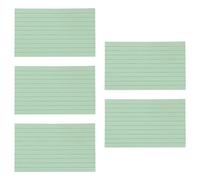Lot de 250 cartes lignées colorées de 7,6 x 12,7 cm pour étude, cartes de notes lignées, bloc-notes de poche pour la prise de notes, l'écriture, les voyages