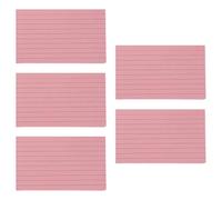 Lot de 250 cartes lignées colorées de 7,6 x 12,7 cm pour étude, cartes de notes lignées, bloc-notes de poche pour la prise de notes, l'écriture, les examens