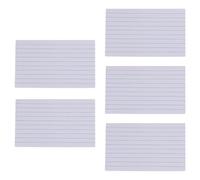 Lot de 250 cartes lignées colorées de 7,6 x 12,7 cm pour étude, cartes de notes lignées, bloc-notes de poche pour la prise de notes, l'écriture, les voyages