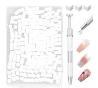 Lot de 250 éponges à ongles avec boule de piercing pour ongles ombré, accessoires de salon de manucure, utilisés pour créer une variété de motifs dégradés de nail art