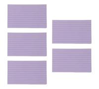 Lot de 250 feuilles de papier coloré ligné 7,6 x 12,7 cm de large pour écrire, noter, journal, carte d'étude, cartes de notes, cartes de poche, cartes flash pour examens