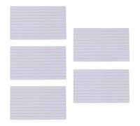 Lot de 250 feuilles de papier coloré ligné 7,6 x 12,7 cm de large pour écrire, noter, journal, cartes d'étude, cartes d'étude