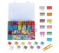 Lot de 250 Fusibles de Voiture avec 1 Extracteur Mini Jeu de Fusibles Auto Mixte Fusible Torpilles Torpedo Continentaux Ancien Fusibles 2A 3A 5A 7.5A 10A 15A 20A 25A 30A 35A 40A