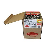 Lot de 250 vis d'angle 5 x 70 mm