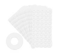 Lot de 2500 étiquettes autocollantes de renforcement des trous, autocollants de décoration pour trou d'anneau, amplificateur de trou d'anneau, anneau de renforcement autocollant